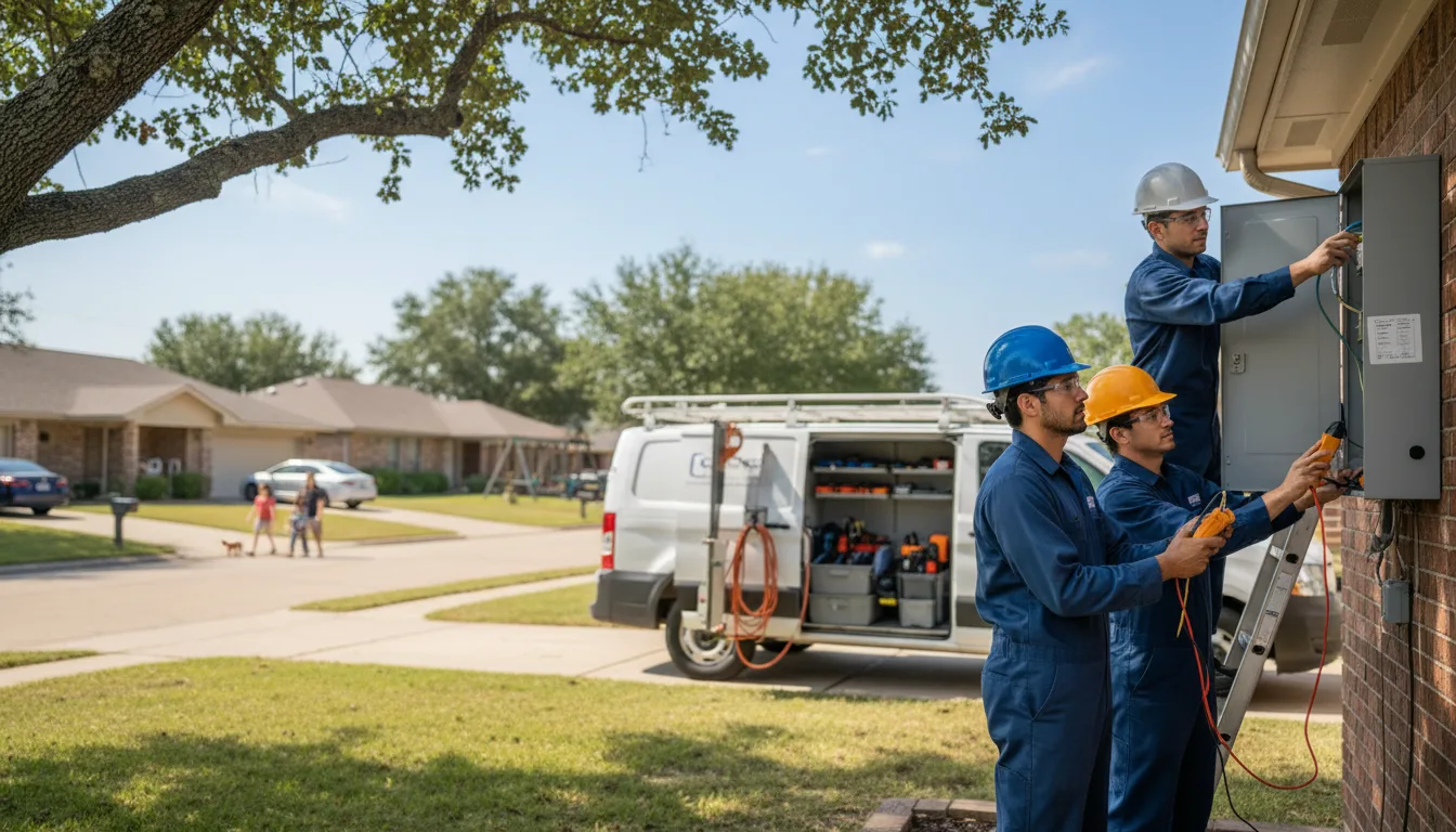 Certified electrician providing emergency electrical services in Clio, IA